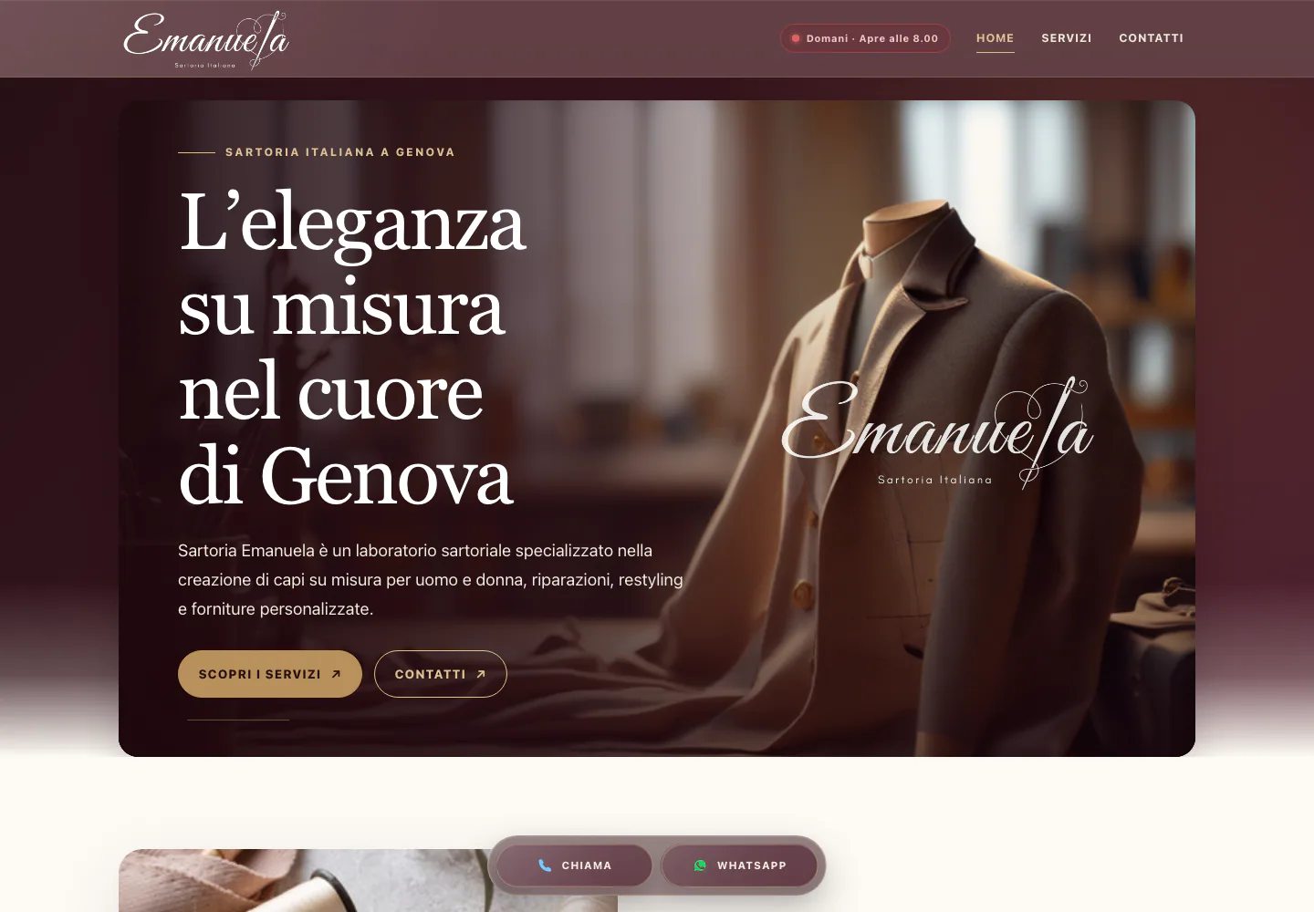 Progetto Sartoria Emanuela